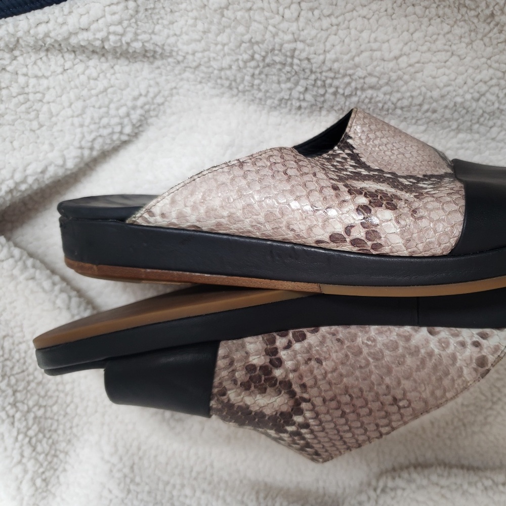 Rag & Bone leather X Python slides - Picture 3 of 11